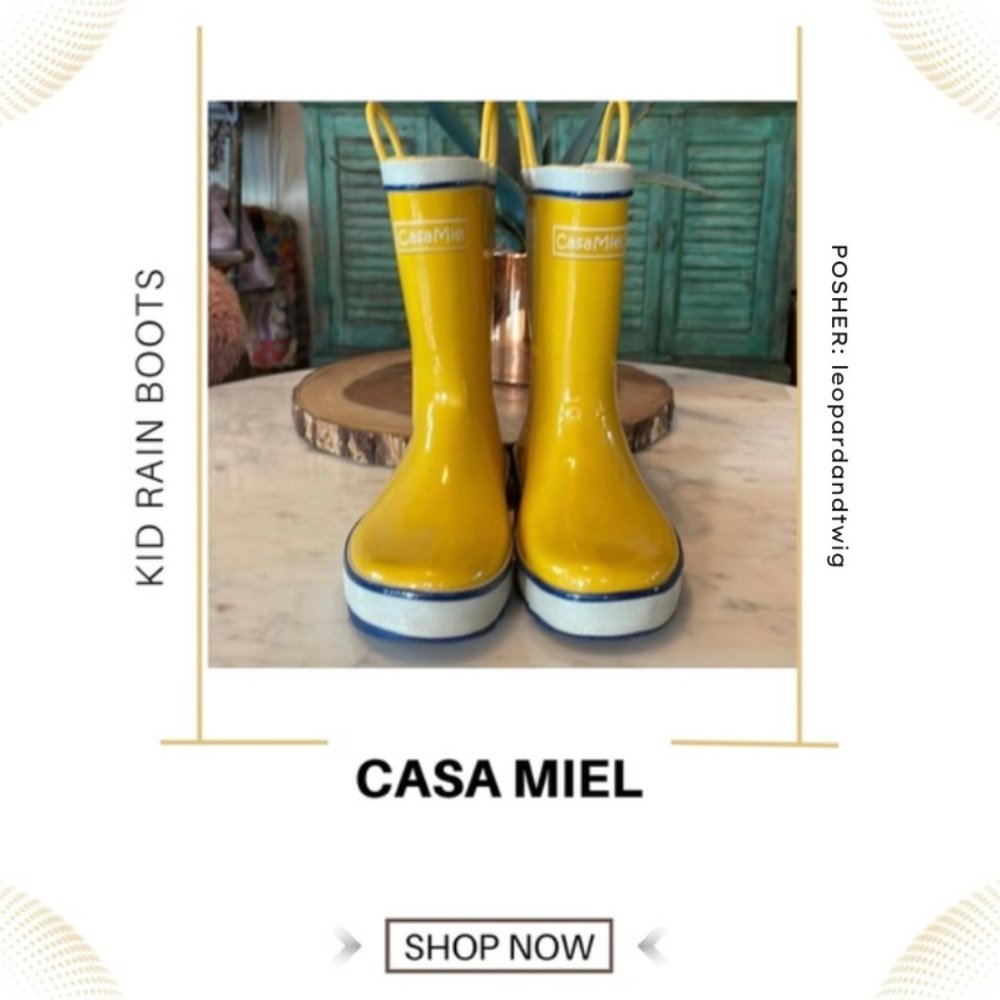 Casa Miel rain boots
